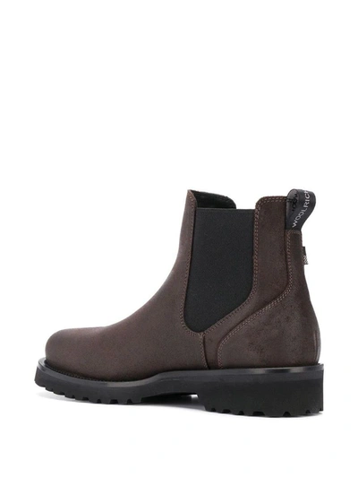 Shop Woolrich Men's Brown Leather Ankle Boots