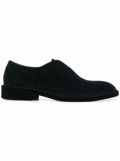 Shop Maison Margiela Men's Black Leather Loafers