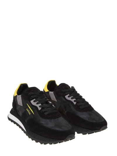 Shop Ghoud Men's Black Suede Sneakers