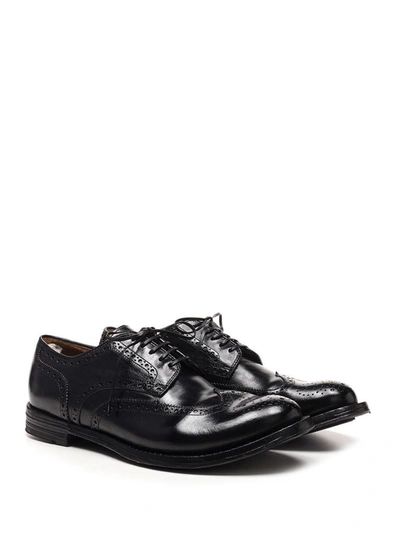 Shop Officine Creative Men's Black Lace-up Shoes