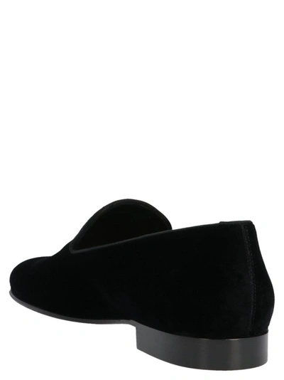 Shop Valentino Garavani Men's Black Loafers