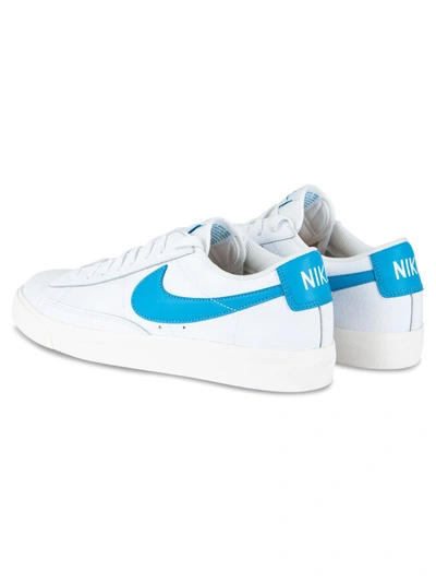 Shop Nike Men's White Leather Sneakers