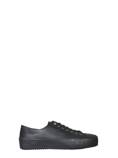 Shop Jil Sander Men's Black Sneakers