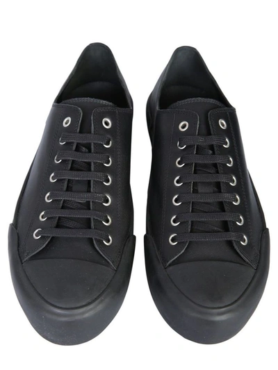 Shop Jil Sander Men's Black Sneakers