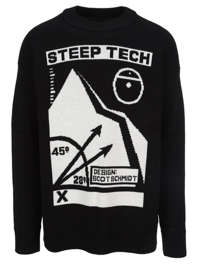 Shop The North Face Steep Tech Knit Jumper In Black
