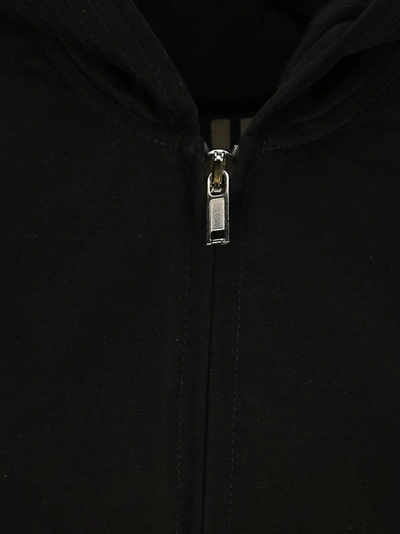 Shop Rick Owens Drkshdw Hooded Zipped Jacket In Black