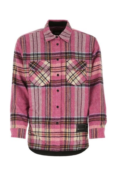 Shop We11 Done We11done Checked Overshirt In Multi