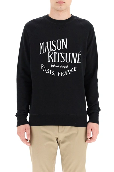 Shop Maison Kitsuné Palais Royal Sweatshirt In Black