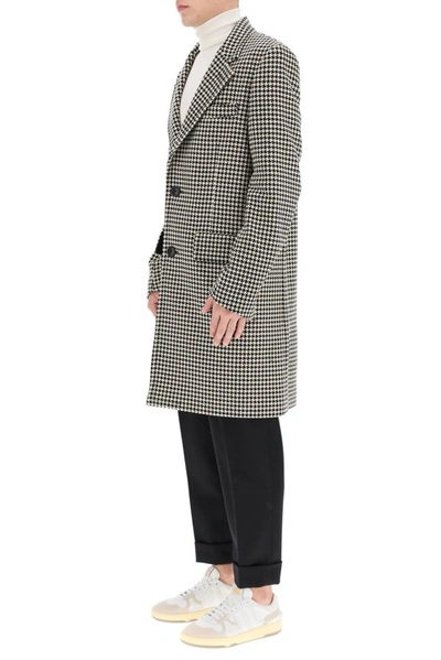 Shop Ami Alexandre Mattiussi Ami Houndstooth Patterned Single In Multi