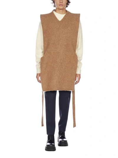 Shop Jil Sander V In Beige