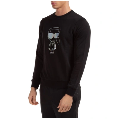 Shop Karl Lagerfeld K/ikonik Sweatshirt In Black