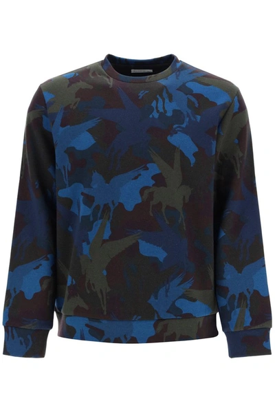 Shop Etro Monogram Printed Sweatshirt In Multi