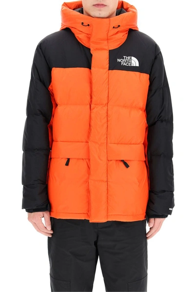 Shop The North Face Himalayan Down Jacket In Orange