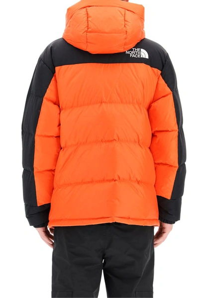 Shop The North Face Himalayan Down Jacket In Orange