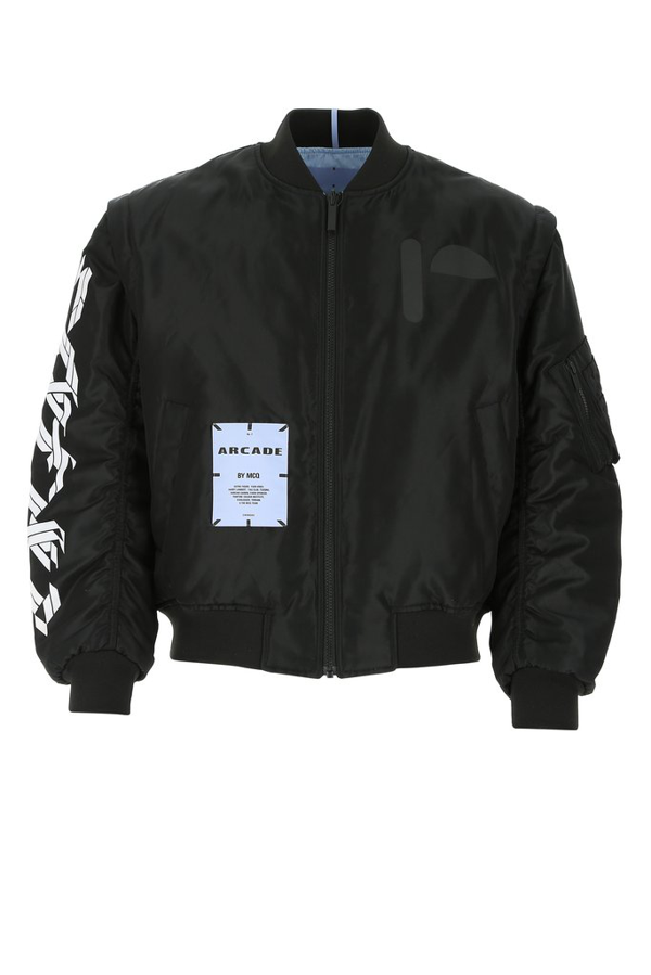 Mcq By Alexander Mcqueen Men S Nylon Outerwear Jacket Blouson 3 In 1 Arcade In Black Modesens