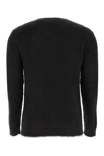 Shop Valentino Vltn Knit Sweater In Black