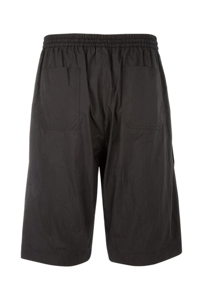 Shop Valentino Vltn Piping Bermuda Shorts In Black