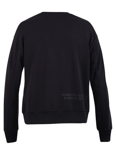 Shop Neil Barrett Untitled Printed Sweatshirt In Black