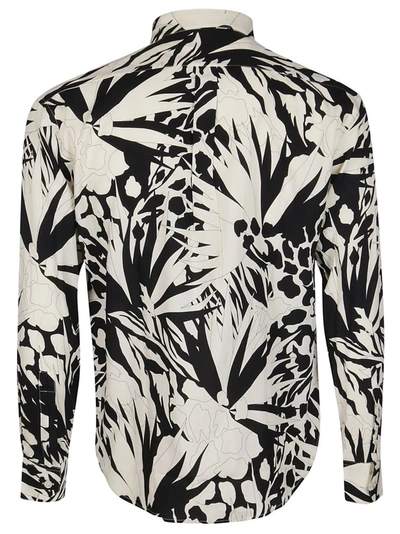 Shop Saint Laurent Jungle Print Shirt In Multi