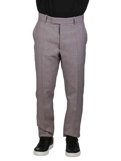 Shop Maison Margiela Tapered Trousers In Grey