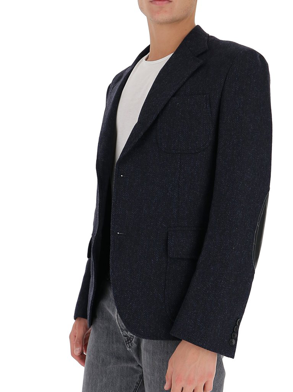 junya watanabe patchwork blazer