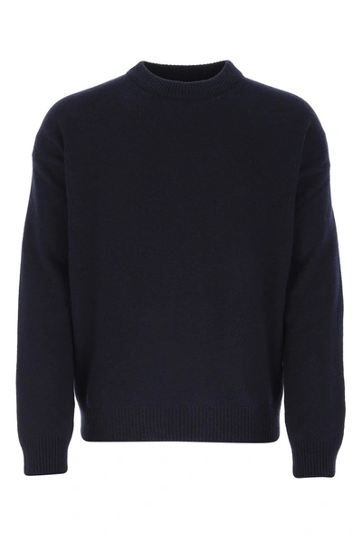 Shop Jil Sander Crewneck Sweater In Blue