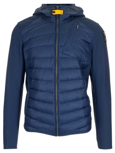 Shop Parajumpers Nolan Padded Zip In Blue