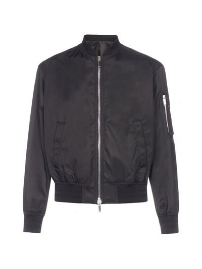 Shop Dior Homme Saddle Pocket Bomber Jacket In Black
