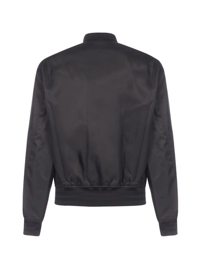 Shop Dior Homme Saddle Pocket Bomber Jacket In Black