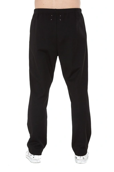 Shop Maison Margiela Straight Leg Trousers In Black