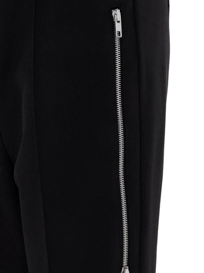 Shop Maison Margiela Straight Leg Trousers In Black