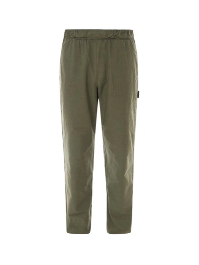 Shop Palm Angels Elasticated Waistband Trousers In Green