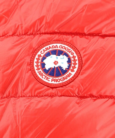 Shop Canada Goose Hybridge Lite Tech Down Vest In Red