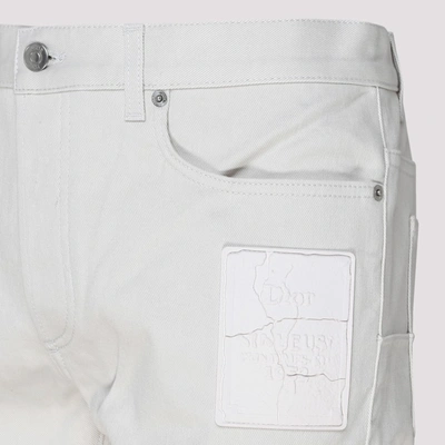 Shop Dior Homme Bootcut Jeans In White