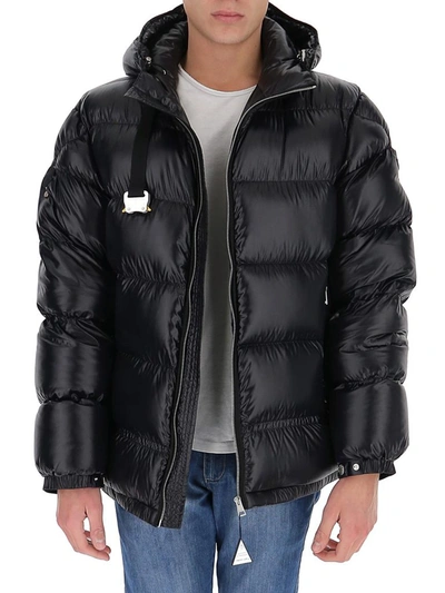 Shop Moncler Genius Moncler X 1017 Alyx 9sm Buckled Hooded Down Jacket In Black