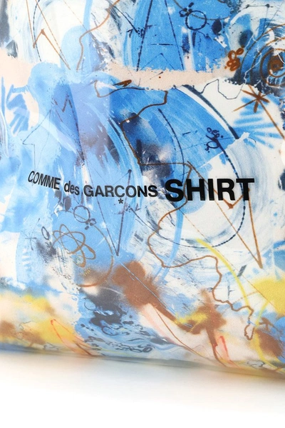 Shop Comme Des Garçons Shirt Futura Tote Bag In Multi
