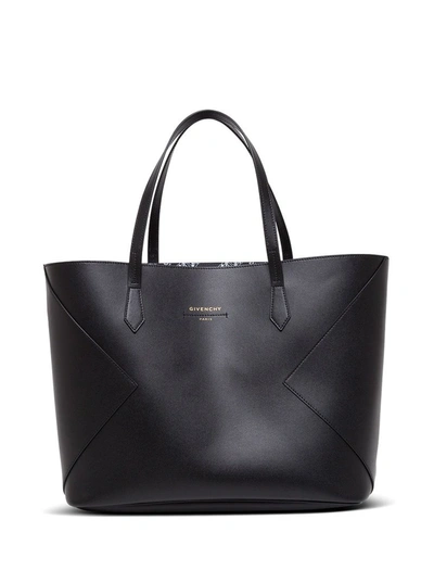 Shop Givenchy Wing Shopper Tote Bag In Black