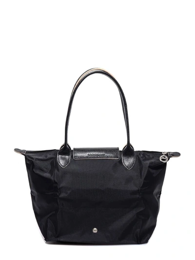 Shop Longchamp Le Pliage Club Small Shoulder Bag In Black