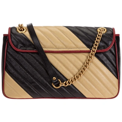 Shop Gucci Gg Marmont Small Matelassé Shoulder Bag In Multi