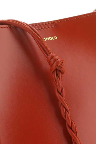 Shop Jil Sander Tangle Small Shoulder Bag In Red