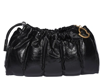 Shop Moncler Seashell Clutch Bag In Black