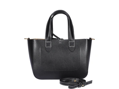Shop Jw Anderson Chain Mini Tote Bag In Black