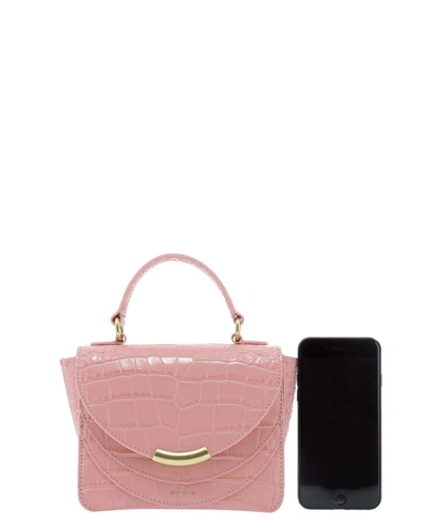 Shop Wandler Luna Arch Mini Tote Bag In Pink