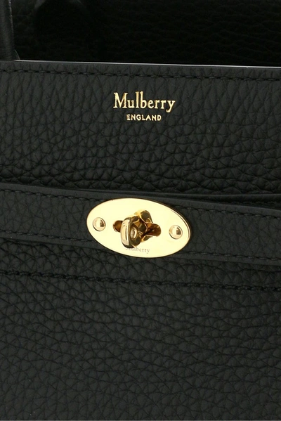 Shop Mulberry Bayswater Small Tote Bag In Black