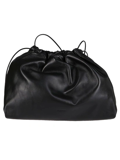 Shop Jil Sander Pouch Shoulder Bag In Black