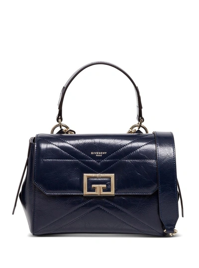 Shop Givenchy Id Small Shoulder Bag In Blue