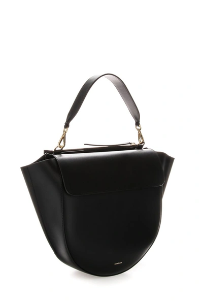 Shop Wandler Hortensia Big Shoulder Bag In Black