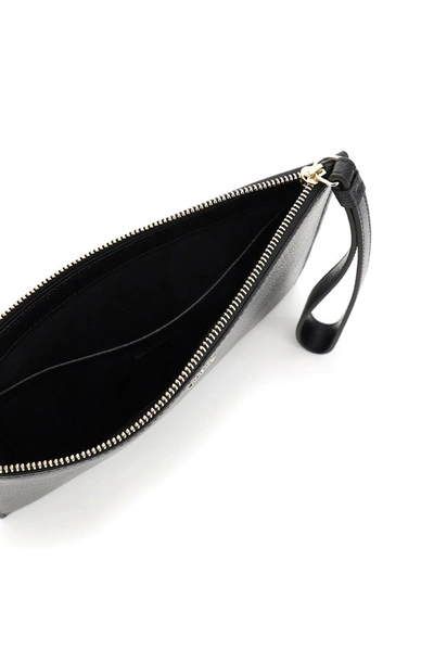 Shop Furla Babylon Zipped Clutch Bag In Black
