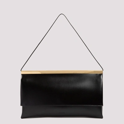 Shop Jil Sander Lucio Shoulder Bag In Black