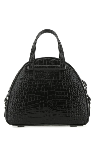 Shop Jimmy Choo Varenne Embossed Tote Bag In Black